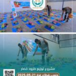 مشروع توزيع طرود غذائية (جنوب قطاع غزة)